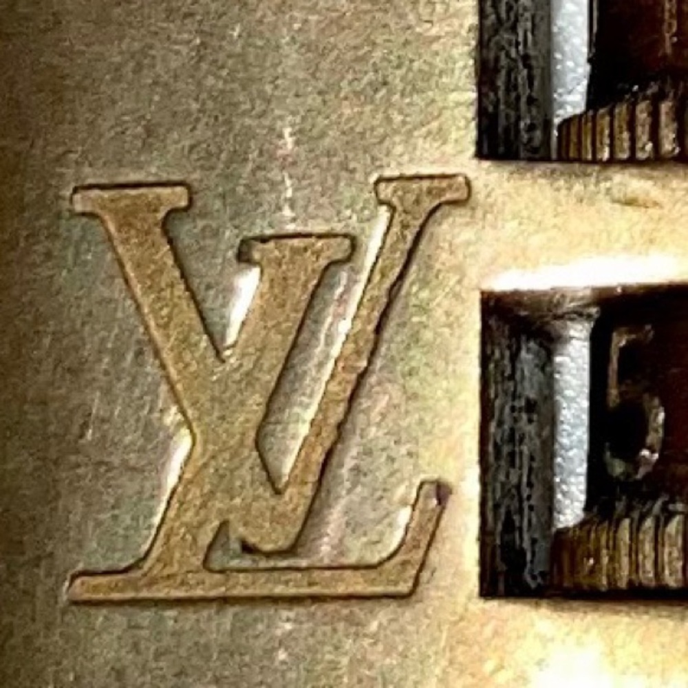 VUITTON-Extremely Rare Vintage Dial Padlock with Combination. - Picture 2 of 7